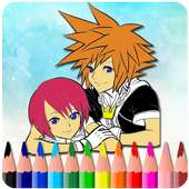 How To Color Kingdom Hearts 3 ( coloring game )