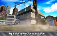 House Building Simulator: try construction trucks! Screen Shot 0