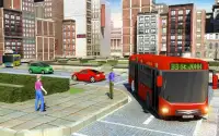 modern bus simulator 3d: bus het rijden spelletjes Screen Shot 0