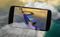 Impossible Bus Sky Driving Track Simulator 3D Game Screen Shot 1