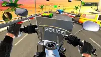 Police Bike Racing Simulator: Bike Shooting Game Screen Shot 3