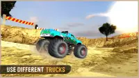 crazy monster truck driver: mad truck challenge Screen Shot 1