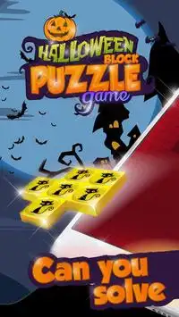 Blok Puzzle Halloween Gry 🎃 Straszna Gra Screen Shot 0