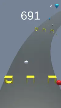 Shape Race! New Race Tunnel 3D Offline game Screen Shot 4