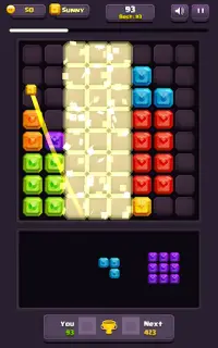 Ninja Paws Puzzle Blocs Screen Shot 6
