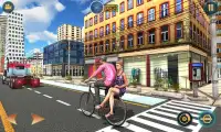 BMX Bicycle Public Transport Taxi Driver Simulator Screen Shot 0