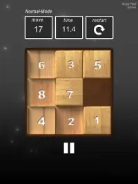 Sliding Number Puzzle - Clean & Simple One Screen Shot 5