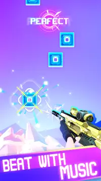 Beat Fire 2 - Gun Music Game Screen Shot 2