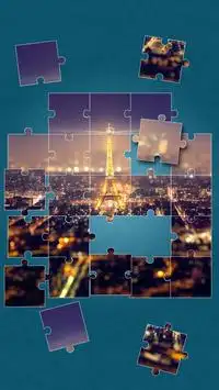 Eiffel Tower Jigsaw Puzzle Screen Shot 1