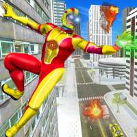 Flying Hero City Rescue: Real Crime Simulator 2021