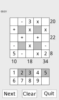 Math Square Screen Shot 1