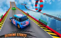 Ramp car stunts Races: Mega Ramp Video Game Free Screen Shot 0