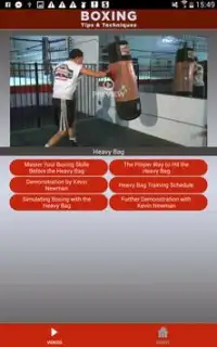 Boxing Training and Techniques Screen Shot 1
