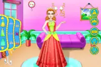 女の子のための結婚式の花嫁服工場のゲーム Screen Shot 4