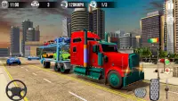 Car Transporter Truck Game 2021: Driving Game 2021 Screen Shot 2
