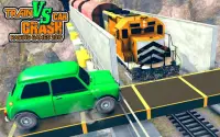 Train Vs Car Crash: เกมแข่งรถ 2019 Screen Shot 2