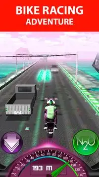 Bike Storm Bound! Racing Screen Shot 1