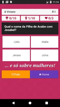 Perguntas da Bíblia Para Mulheres Screen Shot 1