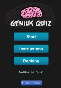 Genius Quiz - Smart Brain Trivia Game Screen Shot 3