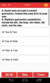 Gymnastics Quiz & Trivia Screen Shot 2