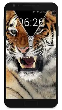Tiger zipper - fake Screen Shot 1