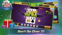 Blackjack 21 Free - Casino Black Jack Trainer Game Screen Shot 2