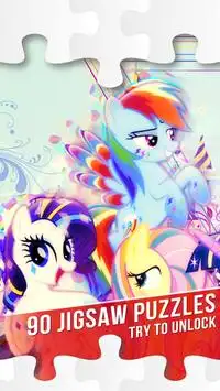 Little Pony Puzzle for Kids Screen Shot 2