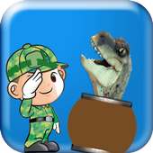 soldier & dinosaur ; Kids Game