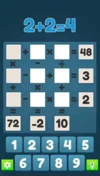 2 2=4. Free math puzzle game Screen Shot 4