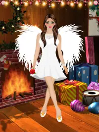 क्रिसमस लड़की ड्रेस अप खेल Screen Shot 10