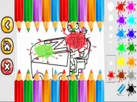 Paint vs Drawing Coloring Zombies Plant Screen Shot 4