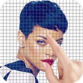 Rihanna Color by Number - Pixel Art Game