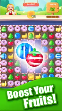 New Sweet Fruit Punch: #1 Free Puzzle Match 3 Game Screen Shot 1
