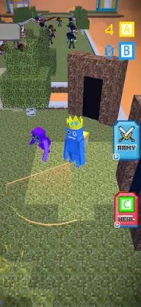 Blue Rainbow Friends Minecraft Screen Shot 15