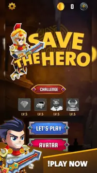 Save the Hero – Pull the Pin Hero Rescue 2 Screen Shot 0