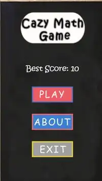 Crazy Math Game Screen Shot 0