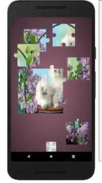 لعبة بازل وتركيب صور القطط الجميلة Puzzle  مجانية Screen Shot 2
