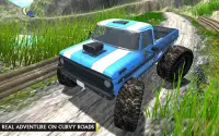 Big Tire Truck Driving Game Screen Shot 2