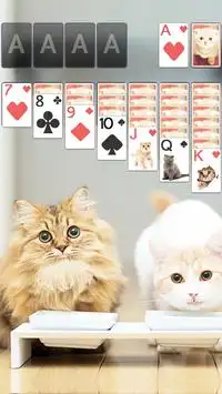 Solitaire Lovely Cats Theme Screen Shot 0