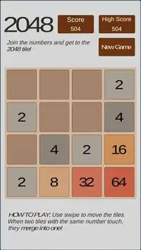 Best Puzzle 2048 Original Game Screen Shot 0