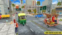 City Tuk Tuk Auto Rickshaw: Mountain Climber Screen Shot 2