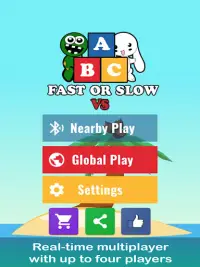 ABC Fast Or Slow-Categories Word Game Screen Shot 5