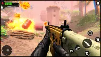 wereldoorlog schietspel: leger spelletjes offline Screen Shot 3