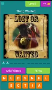Lost or Wanted Quiz Screen Shot 0