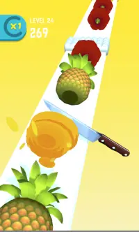 perfect fruit slices - cut skills Screen Shot 2
