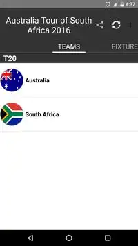 Australia vs South Africa 2016 Screen Shot 0