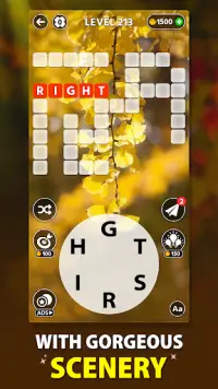 Word in Nature - Anagrams & Crossword search games Screen Shot 6