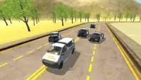 Conducción de automóviles de policía Screen Shot 1