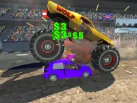 Monster Truck Stunts, Race and Crush Cars Screen Shot 14