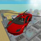 Flying  Helicopter Car 3D Free